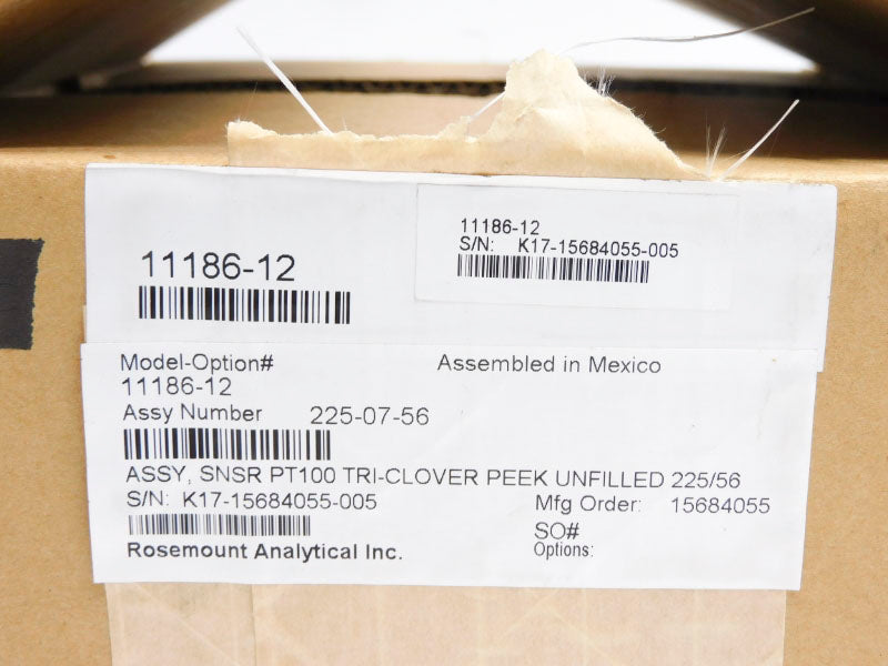 ROSEMOUNT ANALYTICAL 11186-12 225-07-56 NSMP