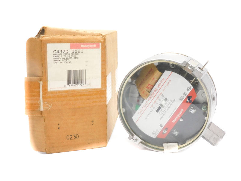 HONEYWELL C437D1021 240VAC/DC 1-10PSI  NSMP