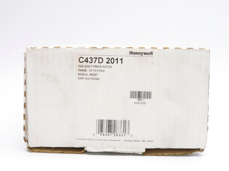 HONEYWELL C437D2011 120/240VAC 8/5.1A 1/2-5PSI NSMP