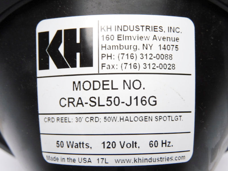 KH INDUSTRIES CRA-SL50-J16G 120V 30' NSMP