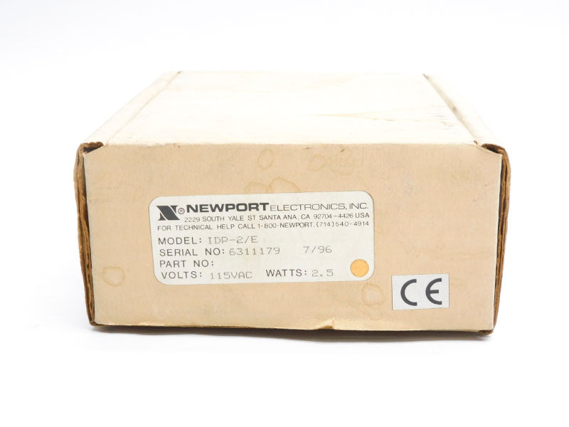 NEWPORT ELECTRONICS IDP-2/E 115VAC NSMP