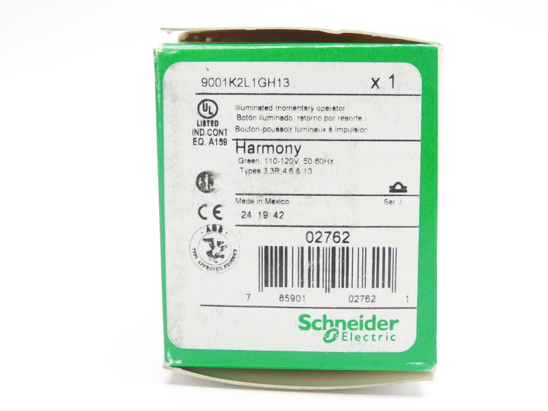 SCHNEIDER ELECTRIC 9001K2L1GH13 SER. J 110-120V NSMP