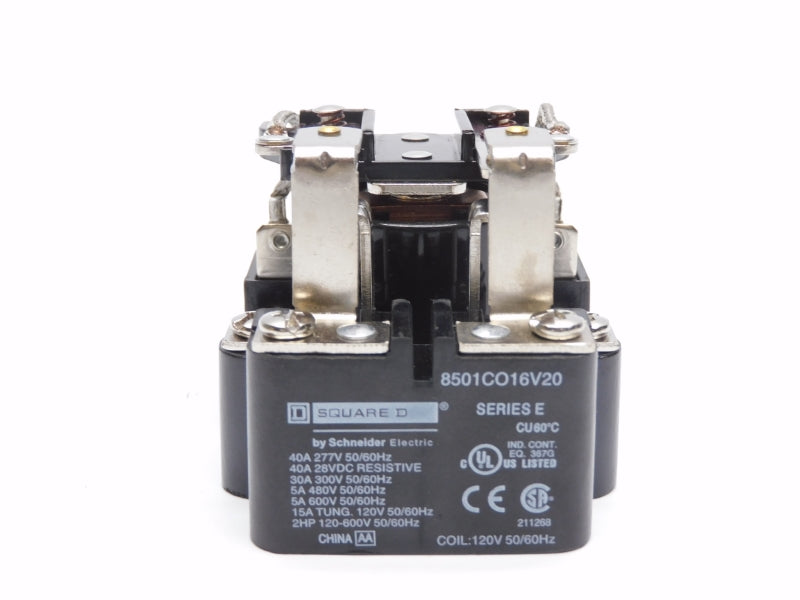 SQUARE D 8501CO16V20 SER. E 120V 40A NSMP