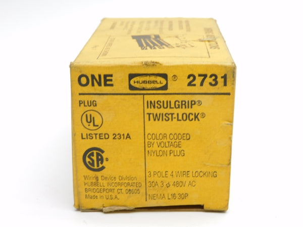 HUBBELL 2731 480VAC 30A NSMP