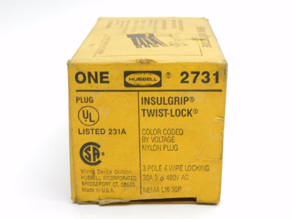HUBBELL 2731 480VAC 30A NSMP