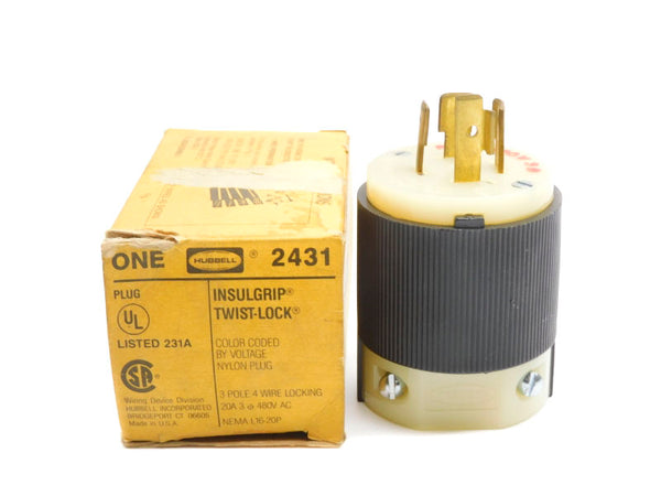 HUBBELL 2431 480VAC 20A NSMP