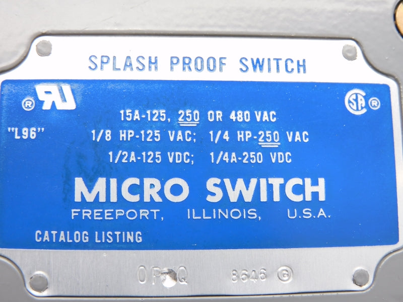 MICRO SWITCH OP-Q 480VAC 15A (GREY) NSNP