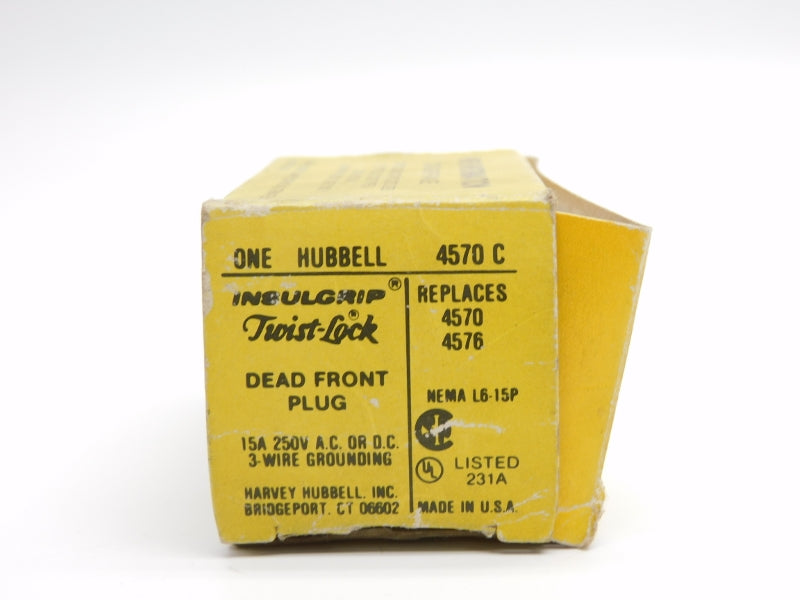 HUBBELL 4570C 250VAC 15A NSMP