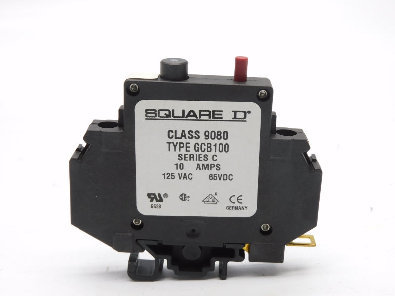 SQUARE D 9080GCB100 SER. C 125V 10.0A NSMP
