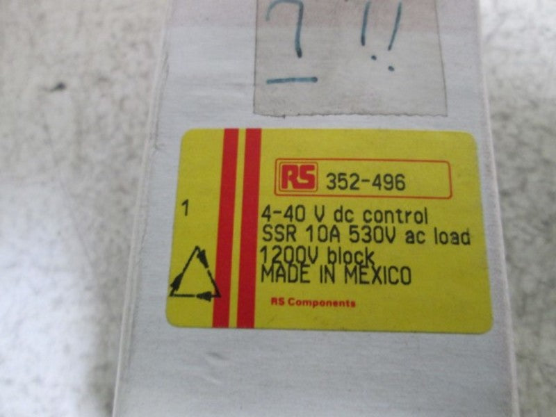 RS SOLID STATE RELAY 352-496 *NEW IN BOX*
