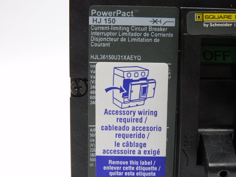 SQUARE D HJL36150U31XAEYQ 600V 150A NSMP