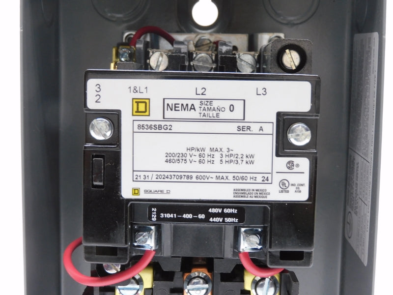 SQUARE D 8536SBG2V06 SER. A 480/440V NSMP
