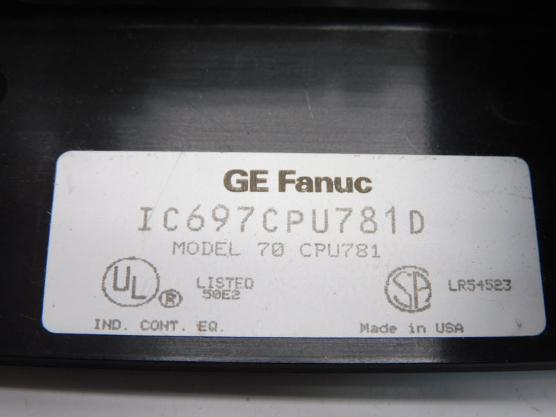 FANUC IC697CPU781D (NO DOOR) UNMP