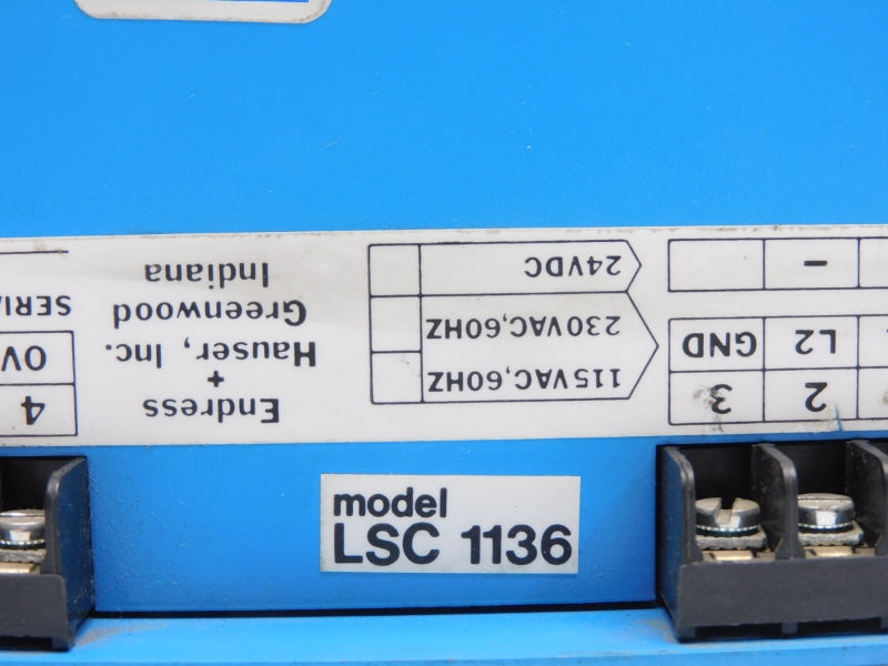 ENDRESS+HAUSER LSC1136 115/230VAC 5A UNMP