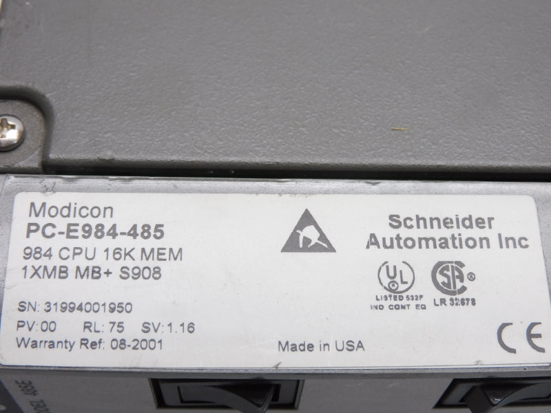 SCHNEIDER ELECTRIC PC-E984-485 24VDC UNMP
