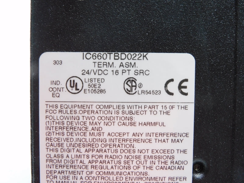 FANUC IC660BBD022 24VDC 16A NSNP