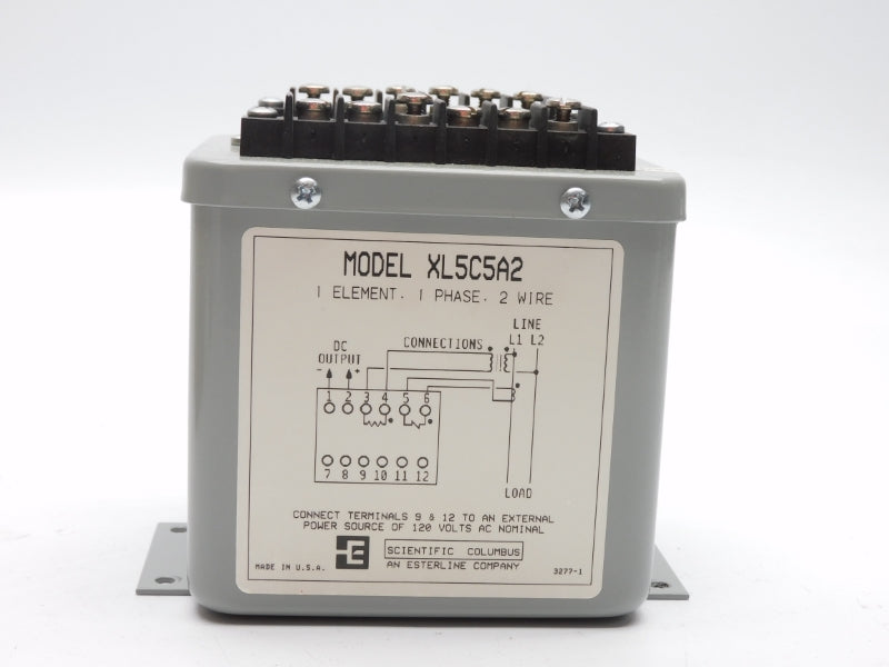 ESTERLINE JEMTEC XL5C5A2 120V 5A NSMP