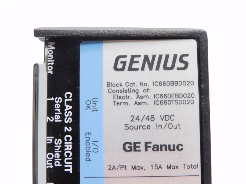 FANUC IC660BBD020 24/48VDC 15A (NO TERMINAL) NSNP