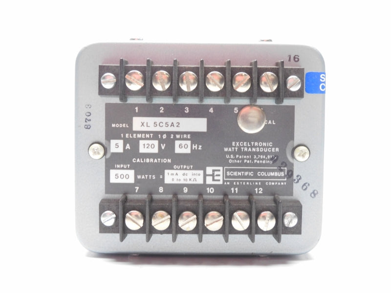 SCIENTIFIC COLUMBUS XL5C5A2 120V 5A UNMP