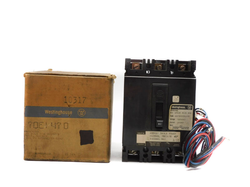 WESTINGHOUSE FB3080L 2A2B 600VAC 80A NSMP