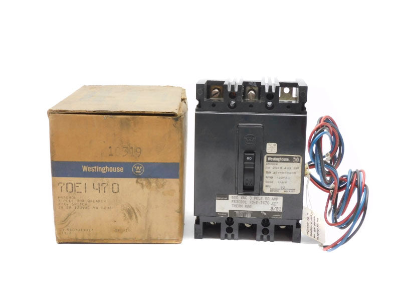 WESTINGHOUSE FB3080L 2A2B 600VAC 80A (AS PICTURED) NSMP