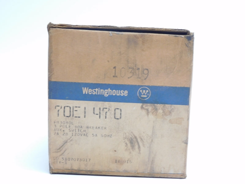 WESTINGHOUSE FB3080L 2A2B 600VAC 80A (AS PICTURED) NSMP