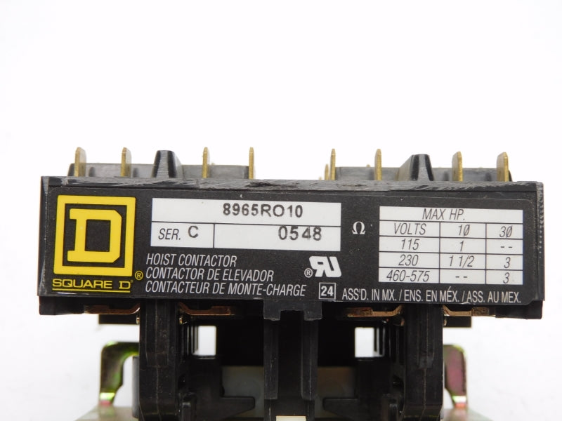 SQUARE D 8965RO10 SER. C (NO COIL) NSNP
