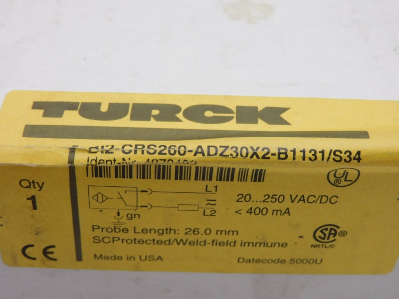TURCK BI12-CRS260-ADZ30X2-B1131/S34 NSFS