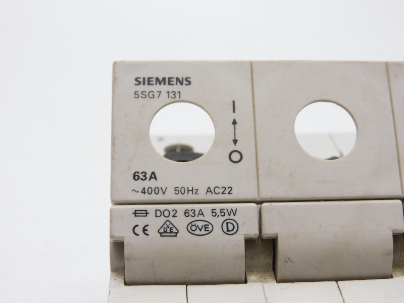 SIEMENS 5SG7131 400V 63A NSNP