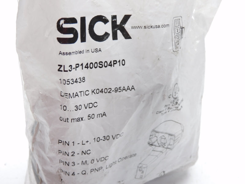 SICK ZL3-P1400S04P10 1053438 10-30VDC NSMP