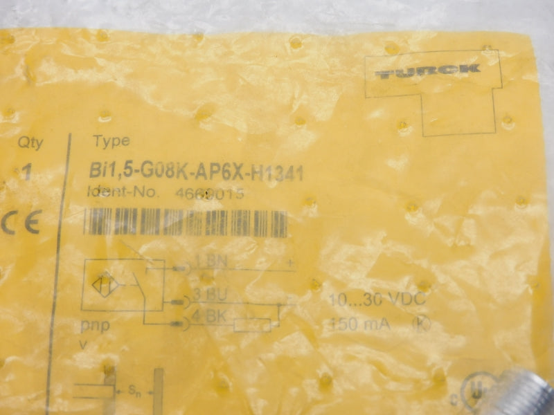 TURCK BI1,5-G08K-AP6X-H1341 4669015 10-30VDC NSMP