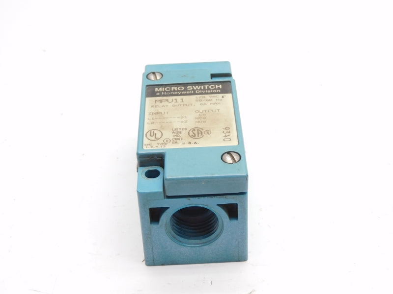 MICRO SWITCH MPV11 120VAC 6A UNMP