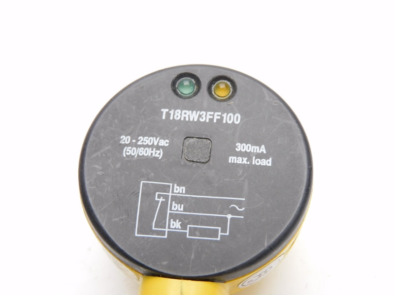 BANNER ENGINEERING T18RW3FF100 20-250VAC UNMP