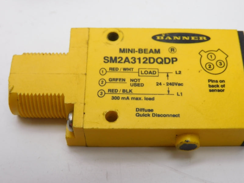 BANNER ENGINEERING SM2A312DQDP 24-240VAC UNMP