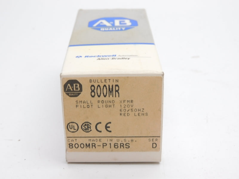 ALLEN BRADLEY 800MR-P16RS SER. D 120V (GY/BL) NSMP