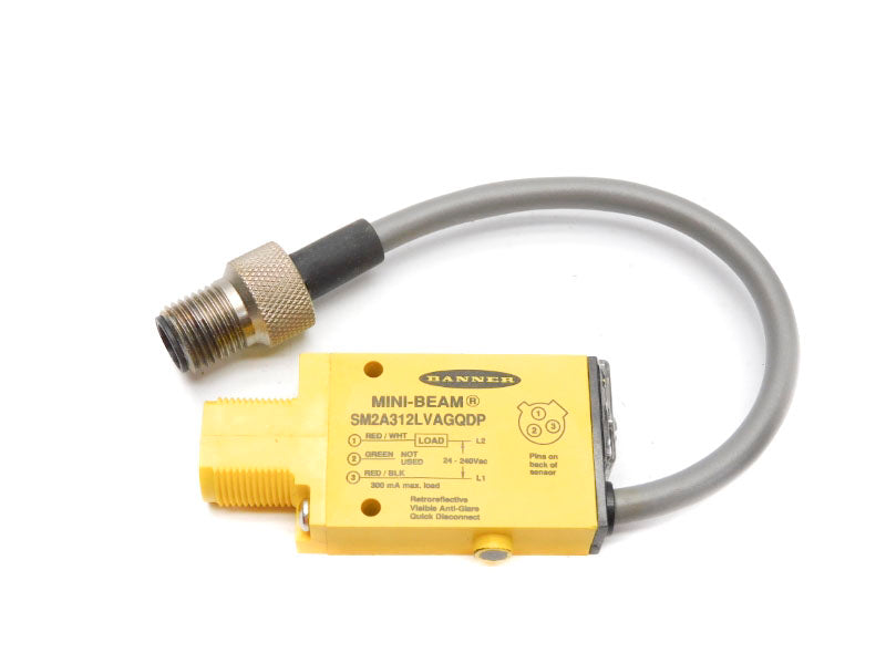 BANNER ENGINEERING SM2A312LVAGQDP 24-240VAC UNMP