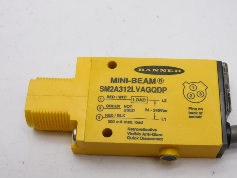 BANNER ENGINEERING SM2A312LVAGQDP 24-240VAC UNMP