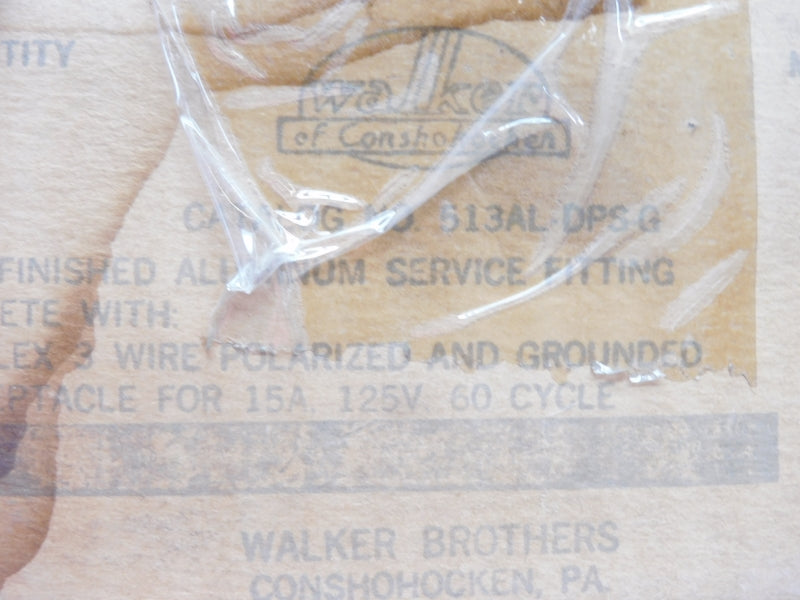 WALKER BROTHERS 513AL 125V 15A NSMP