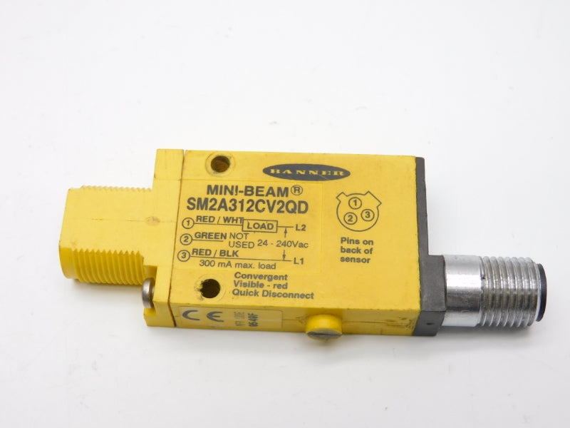 BANNER ENGINEERING SM2A312CV2QD 24-240VAC UNMP