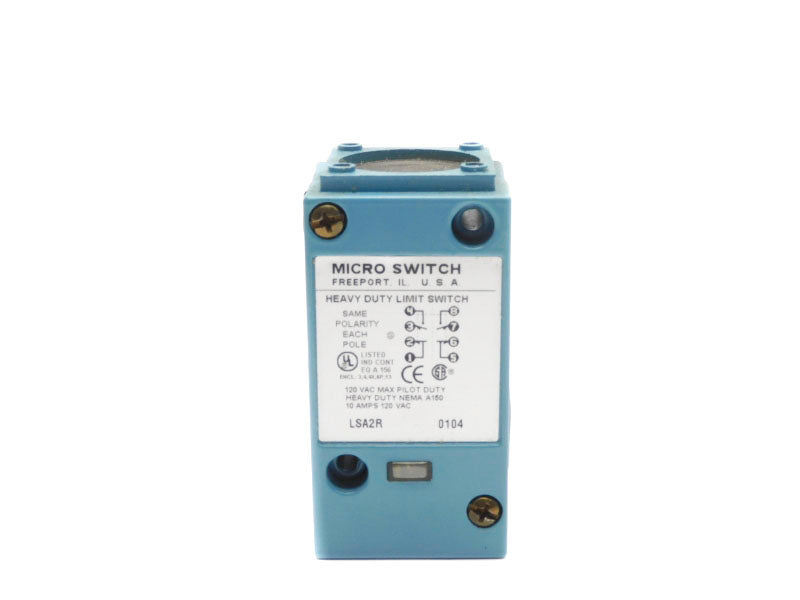 MICRO SWITCH LSA2R 120VAC 10A (AS PICTURED) NSNP