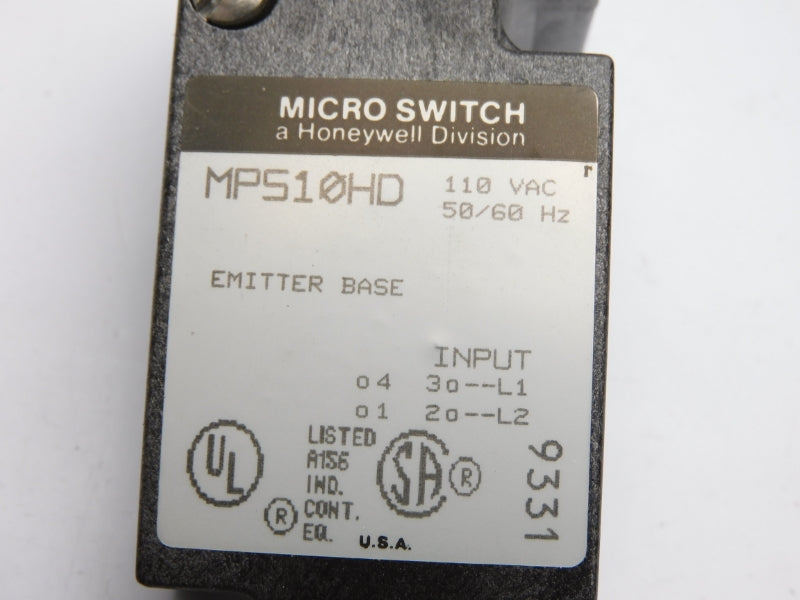 MICRO SWITCH MPS10HD 110VAC UNMP