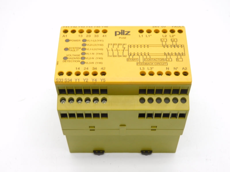 PILZ PU3Z-120-240VAC-3N/O-1N/C-6SO 775505 120-240VAC 5,0A NSMP