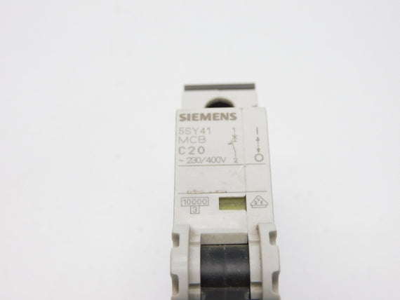 SIEMENS 5SY4120-7 230/400V 20A UNMP
