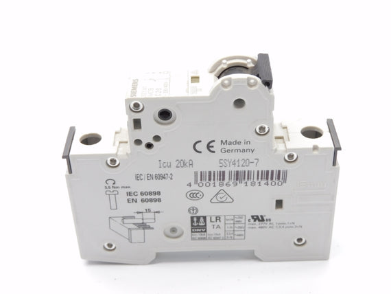 SIEMENS 5SY4120-7 230/400V 20A UNMP