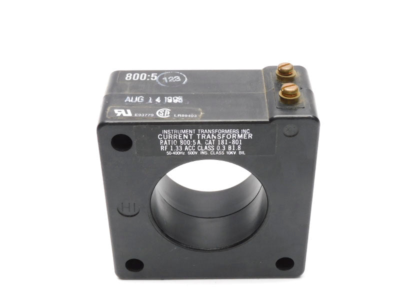 INTRUMENTS TRANSFORMERS 181-801 600V NSNP