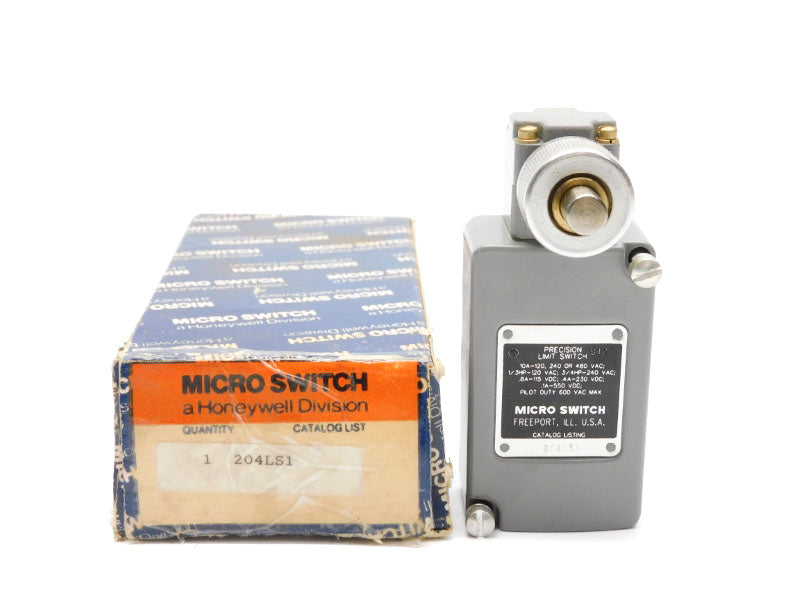 MICRO SWITCH 204LS1 600VAC 10A (GREY) NSMP