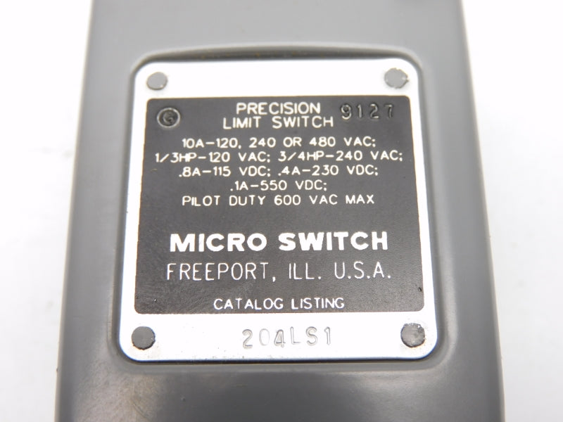 MICRO SWITCH 204LS1 600VAC 10A (GREY) NSMP