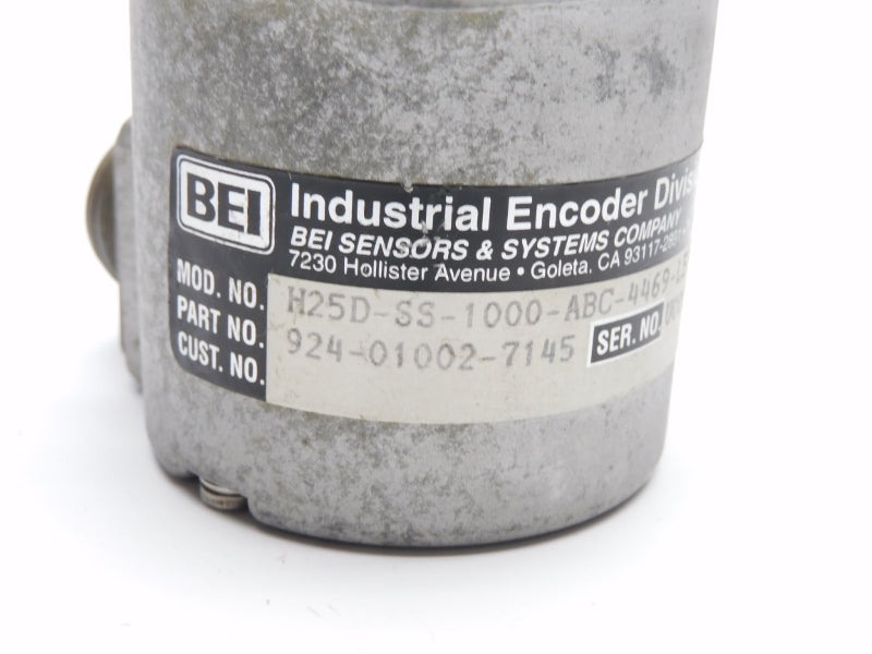 BEI H25D-SS-1000-ABC-4469-LED-SM16-S 924-01002-7145 5-15VDC UNMP