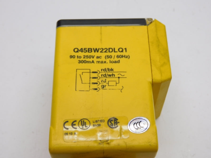 BANNER ENGINEERING Q45BW22DLQ1 90-250VAC UNMP