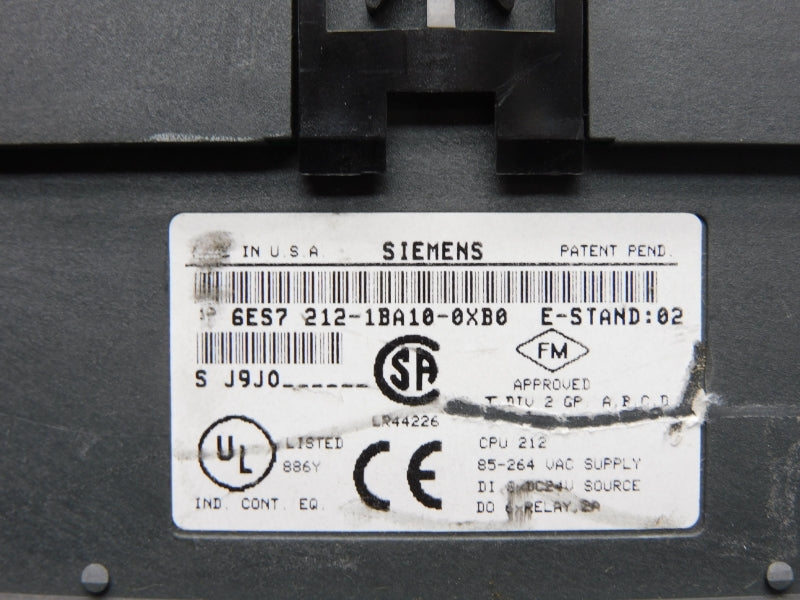 SIEMENS 6ES7212-1BA10-0XB0 24VDC 2A (NO COVER) UNMP